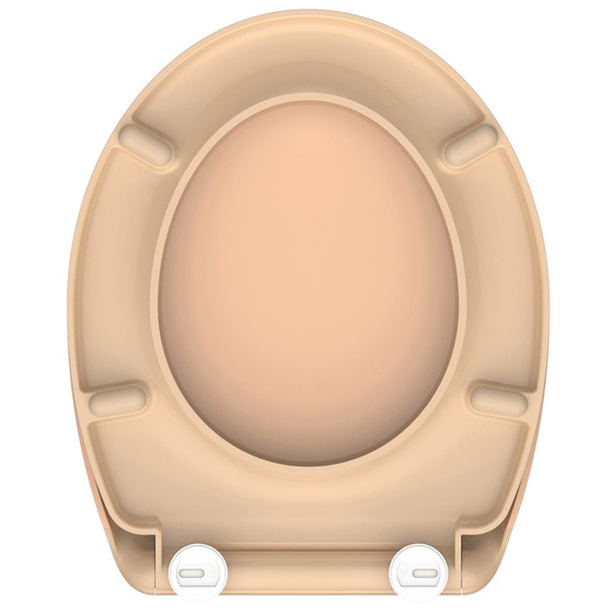 Schütte Duroplast WC-Sitz BEIGE, mit Absenkautomatik und Schnellverschluss
