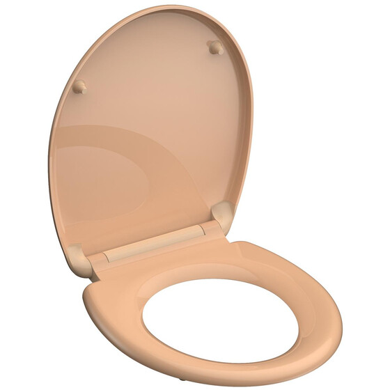 Schtte Duroplast WC-Sitz BEIGE, mit Absenkautomatik und Schnellverschluss