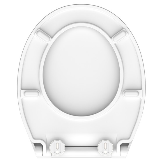 Schütte Duroplast WC-Sitz SLIM WHITE, mit Absenkautomatik und Schnellverschluss