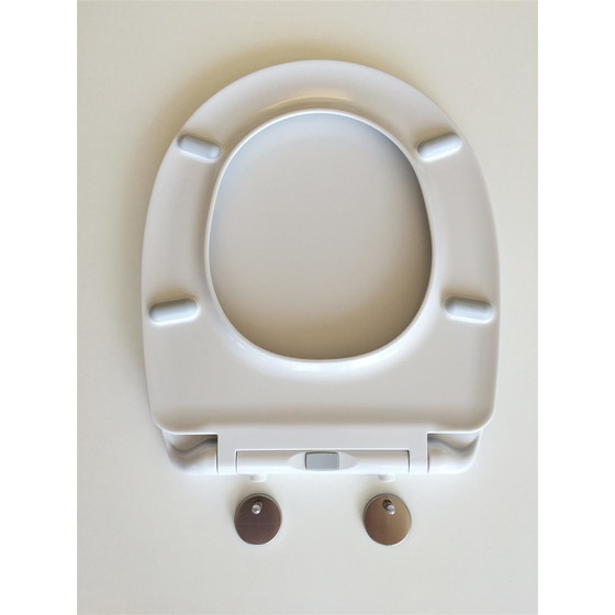 ADOB Duroplast WC-Sitz AREZZO Slimline Design Absenkautomatik Toilettensitz Klobrille Klodeckel 42102