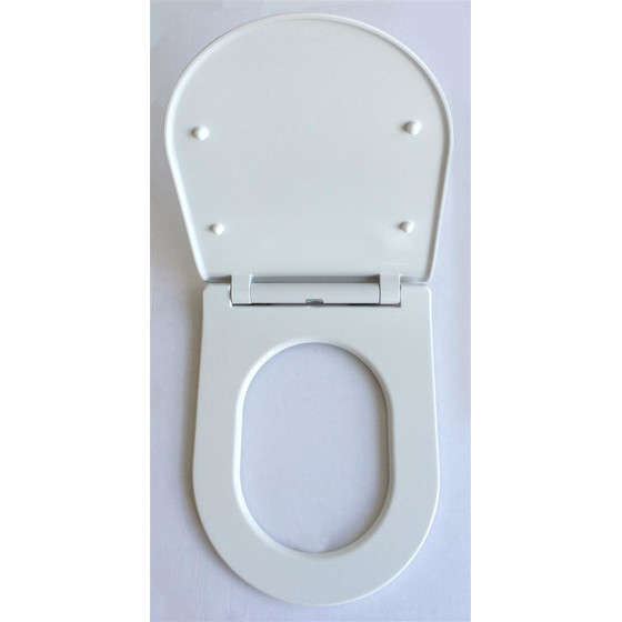 ADOB Duroplast WC-Sitz DESIGN Slimline, mit Absenkautomatik, Toilettensitz, Klo, 57002