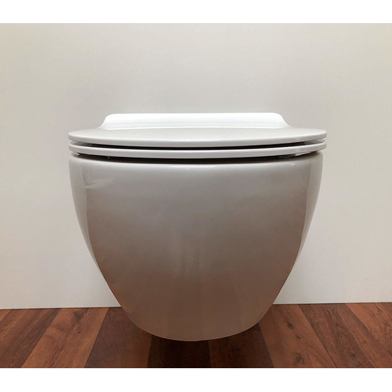 ADOB Duroplast WC-Sitz EMPOLI S2, mit Absenkautomatik, Toilettensitz, Klo, 57082
