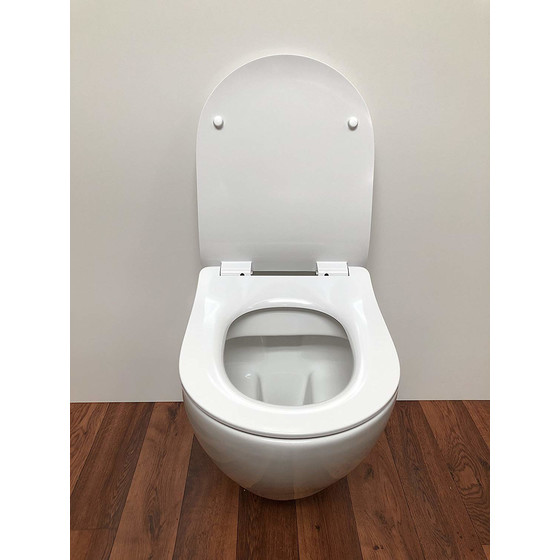 ADOB Duroplast WC-Sitz EMPOLI S2, mit Absenkautomatik, Toilettensitz, Klo, 57082