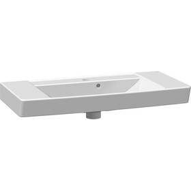 Dansani Mido Waschtisch Cappella 82 cm, Porzellan, Weiß