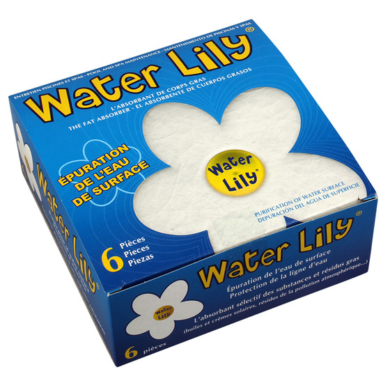 Water Lily Pads (6 Stk.) zur Reinigung der Wasseroberfläche bei Pools & Whirlpools