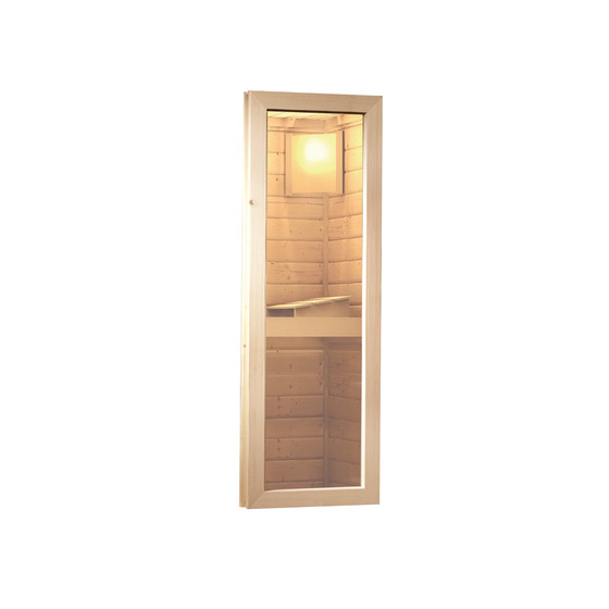 Karibu Sauna-Fenster zum Selbsteinbau | versch. Größen & Gläser 38/40mm KLARGLAS, Größe 1