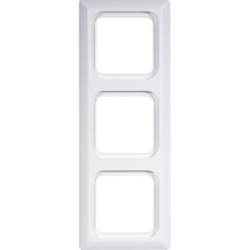 Jäger Direkt OPUS 1 Basic Abdeckrahmen 3-fach alpinweiß...