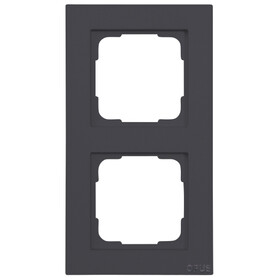 Jäger Direkt OPUS 55 Kubus Abdeckrahmen 2-fach anthrazit...