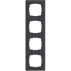 OPUS® 55 Inform Abdeckrahmen 4-fach anthrazit-seidenglanz...