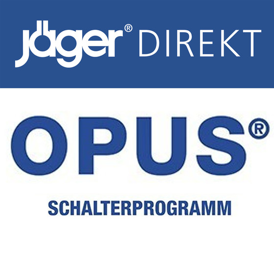 Opus by Jaeger Direkt Schalter Abdeckung Taster Rahmen Steckdosen Wippen