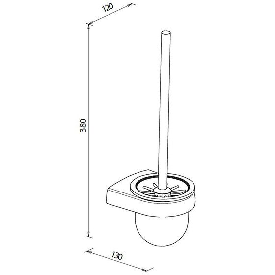 BRAVAT WC-Wandgarnitur | Metasoft | 818410